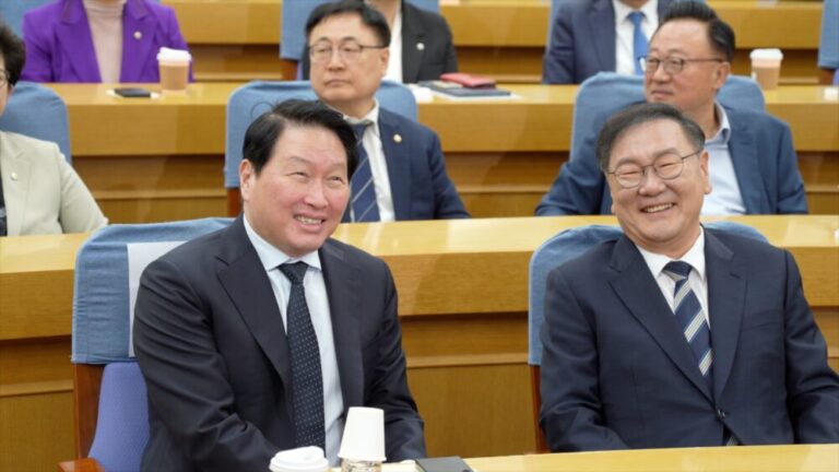 최태원이 국회에 던진 제안, “일본과 경제 통합, 에너지 공동 구매 하자.”